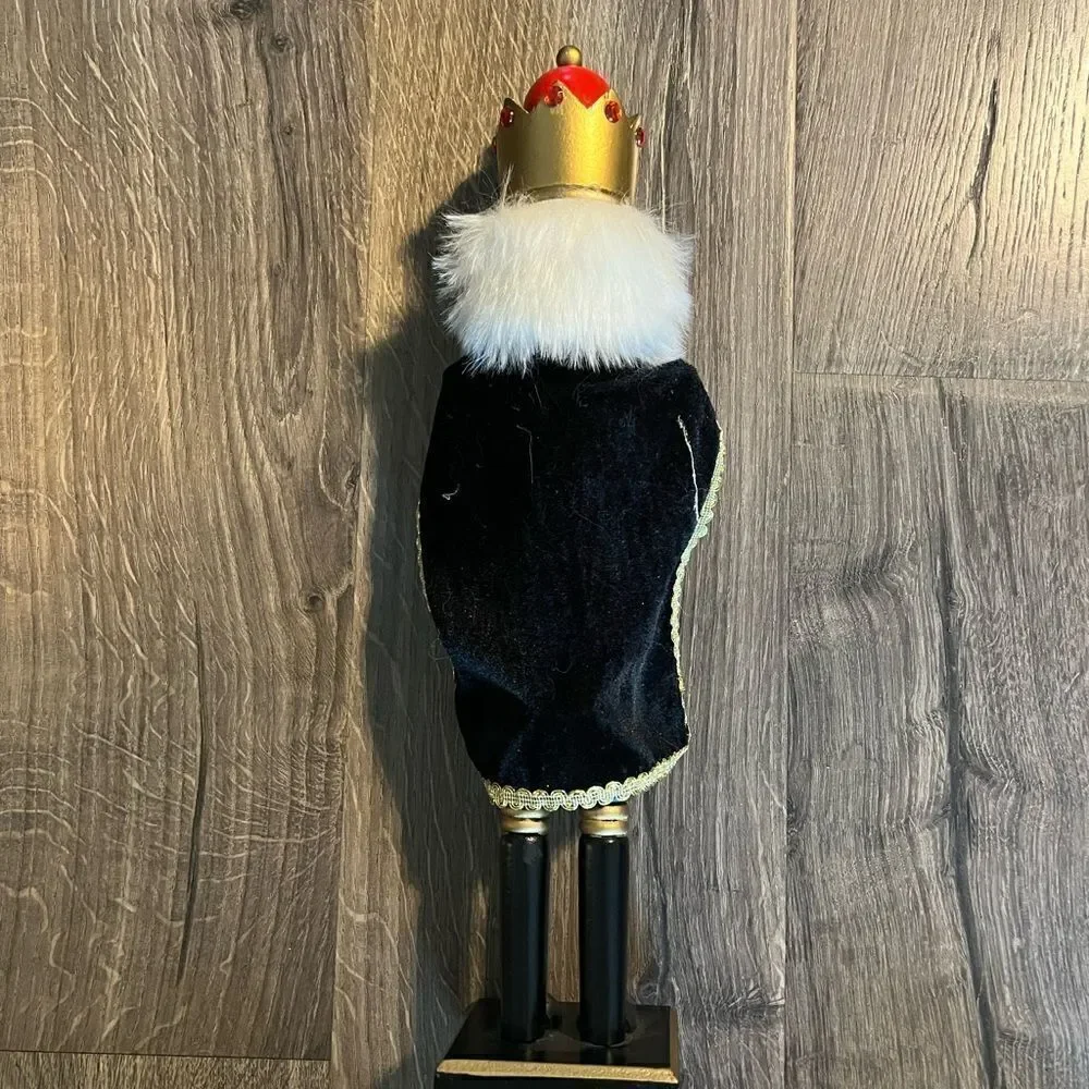 Pemberly Row Nutcracker King with Cape 16”